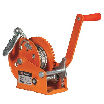 Изображение товара Лебедка ручная барабанная Cибталь, модель FD 13793, 0,5т-1м