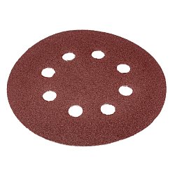 Круги абразивные шлифовальные Cutop Profi 85-621, перфорированные, под "липучку", Р120, 125 мм, 5 шт.