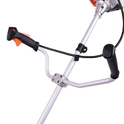 2-х тактный бензиновый триммер Patriot PT 5555ES Country (объем двигателя 52 см³, бак 1.1 л, леска + нож)