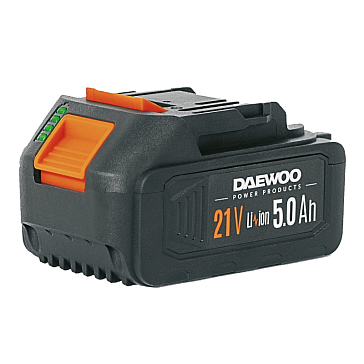 Изображение товара Аккумулятор Daewoo DABT 5021L 21В, 5 Ач для садовых и строительных инструментов