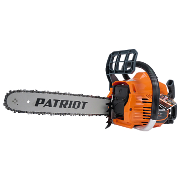 Изображение товара Бензиновая цепная пила Patriot PT 3816 с длиной 40 см и топором Patriot APF-60