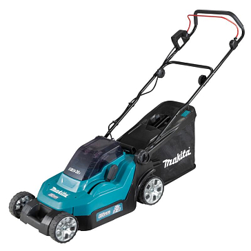 Изображение товара Аккумуляторная газонокосилка Makita DLM382CM2 38 см с литий-ионным аккумулятором