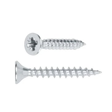 Изображение товара Шуруп универсальный Starfix SMZ2-62640-25, 4.5х60 мм белый цинк (25 шт в зип-локе)