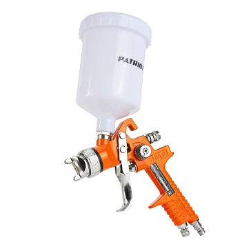 Изображение товара Пневмокраскораспылитель Patriot HVLP 1,4A 830901017, верхний бак 0,6 л профессиональный