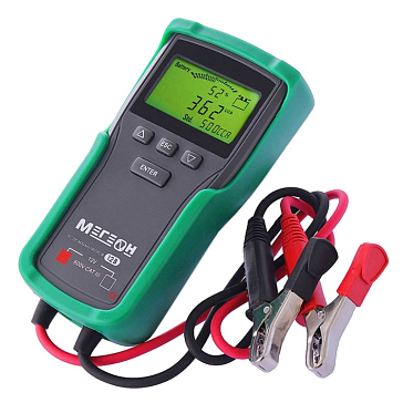 Изображение товара Тестер автомобильной аккумуляторной батареи 12В Мегеон 81012 digital