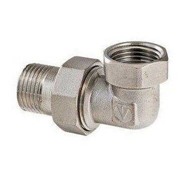 Изображение товара Сгон угловой американка Valtec 3/4" ВР-НР латунь хромированный