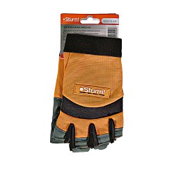 Полуперчатки рабочие Sturm 8054-02-XXL, алкантара, размер XXL