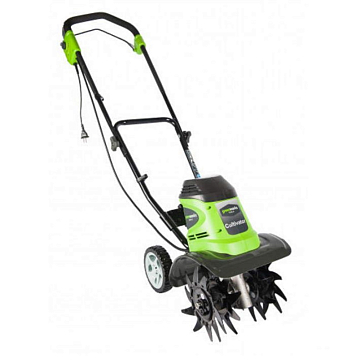 Изображение товара Культиватор электрический Greenworks GTL9526 27017 (глубина обработки 195 мм, мощность двигателя 0.95 кВт)