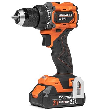 Изображение товара Аккумуляторный дрель-шуруповерт Daewoo DAA 4021Li SET профессиональный пылесос