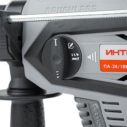 Аккумуляторный перфоратор Интерскол ПА-24/18В 579.0.0.70 (энергия удара 2.2 Дж, без аккумулятора, вес 2.6 кг)