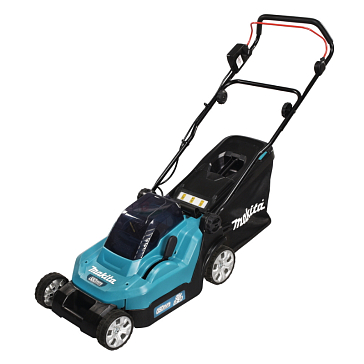 Изображение товара Аккумуляторная газонокосилка Makita DLM382Z (2xАКБ BL1830B, быстрозарядное устройство DC18RC