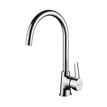 Изображение товара Современный однорычажный смеситель для кухни Lemark Atlantiss LM3255C, хром