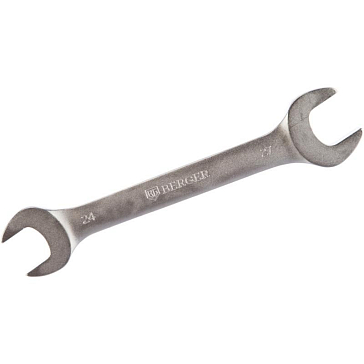 Изображение товара Рожковый ключ Berger BG1093 двусторонний 24x27 мм быстро и удобно