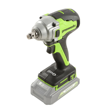 Изображение товара Гайковерт ударный аккумуляторный Greenworks GD24IW 24V профессиональный