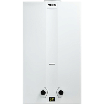 Изображение товара Газовая колонка для нагрева горячей воды Zanussi GWH 10 Fonte (электронный дисплей)