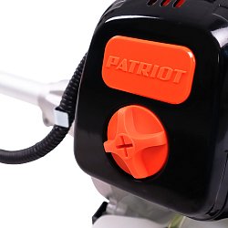 Бензиновый триммер Patriot PT 553 250108444 (объем двигателя 52 см3, 3 л.с., прямая штанга)