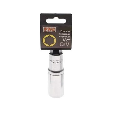Изображение товара Головка Startul PRO-52110 1/2 дюйма 10 мм глубокая 6-гранная хромованадиевая сталь