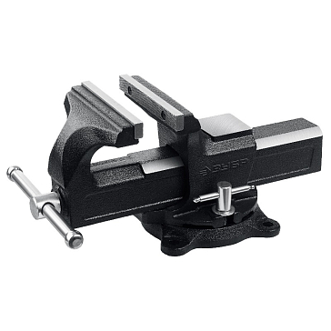 Изображение товара Слесарные тиски Зубр 3258-125_z02 с поворотным основанием