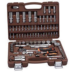 Набор инструментов для автомобиля Ombra OMT94S12 с 12-гр. головками 1/2"DR и 1/4"DR, 94 предмета