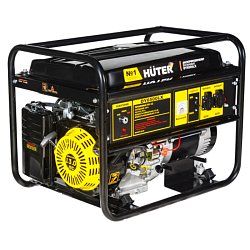 Газовый генератор для дома Huter DY6500LX (электростартер, номинальная мощность двигателя 5 кВт)