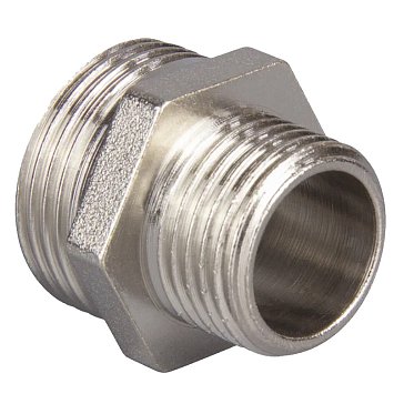 Изображение товара Ниппель переходной Tebo наружная 1 1/2"x1 1/4" латунь никелированная