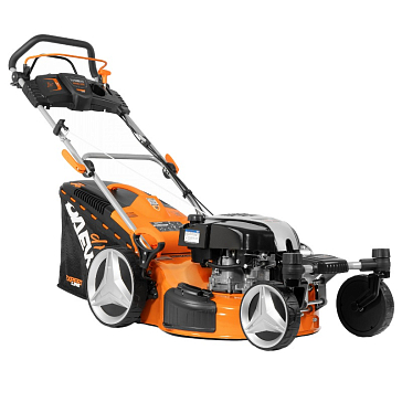 Изображение товара Газонокосилка бензиновая Daewoo DLM 5500SVRB мощная и регулируемая