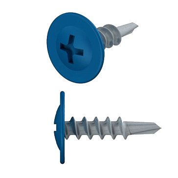 Изображение товара Саморез Starfix 16мм с прессшайбой и сверлом, цинк, 50 шт