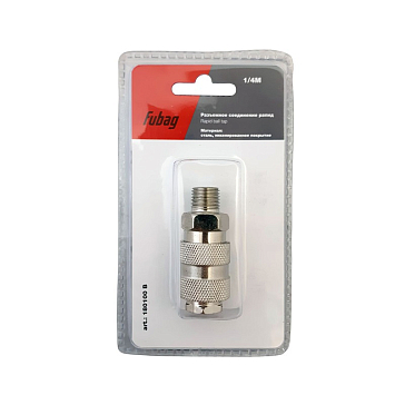 Изображение товара Разъемное соединение Fubag 180100 В рапид (муфта), 1/4"М, HP