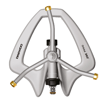 Изображение товара Разбрызгиватель вращающийся Daewoo DWS 1050, полив площади до 150 м2