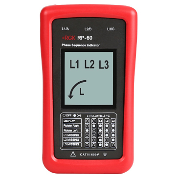 Изображение товара Индикатор чередования фаз RGK RP-60 755214