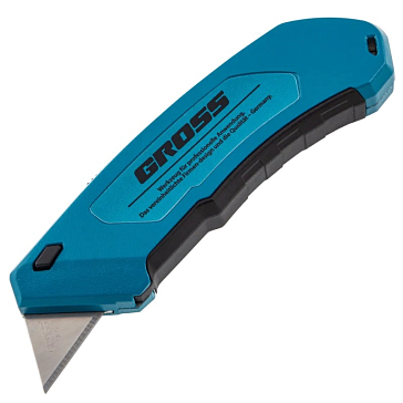 Изображение товара Нож Gross 78899 с алюминиевым корпусом и трапециевидным лезвием