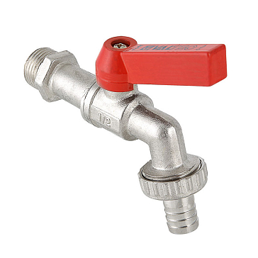 Изображение товара Кран водоразборный Valtec 1/2" с штуцером VT.051.N.04