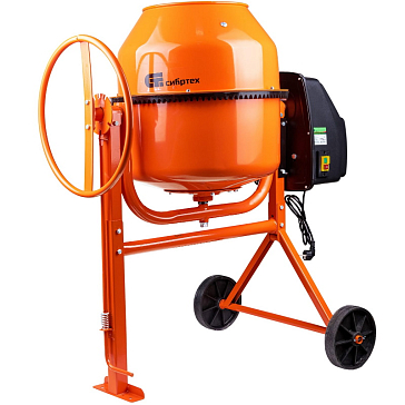 Изображение товара Бетономешалка Сибртех 95471, БСЛ-120П, 120 л, полиамидный венец