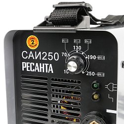 Инверторный сварочный аппарат Ресанта САИ 250, вес 5кг