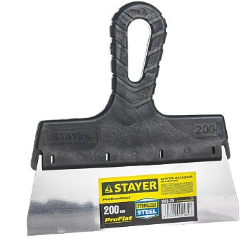Изображение товара Фасадный шпатель Stayer Professional 1008-20 с пластмассовой ручкой 200мм