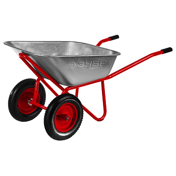 Изображение товара Тачка строительная двухколесная Зубр Т-22 110 л 200 кг