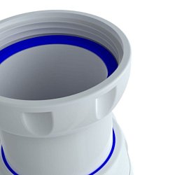 Сифон с переливом для раковины для кухни 1.1/2" х 40 Unicorn B422