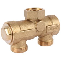 Комплект трехходового клапана Stout SFB-0001-000001 для котла + бойлера