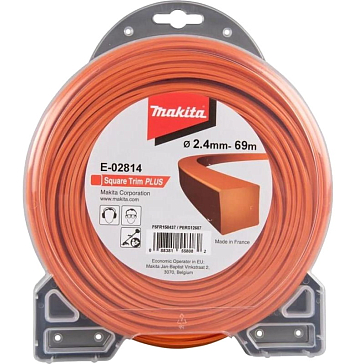 Изображение товара Триммерная леска Makita E-02814, квадратная, 2,4 мм х 69 м