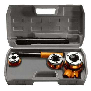 Изображение товара Набор клуппов Sparta 773335 с трещоткой для труб 1/2 3/4 1 дюйм 6 предметов