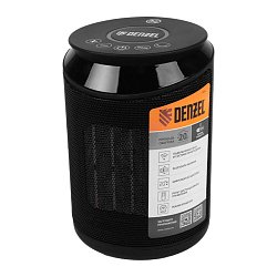 Керамический тепловентилятор Denzel DTFC-2000X 96426 (2 кВт, wi-fi, пульт, динамик, вращение, 3 режима)