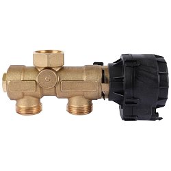 Комплект трехходового клапана Stout SFB-0001-000001 для котла + бойлера