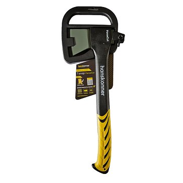 Изображение товара Hanskonner HK1015-01-FB0650 Топор 650г, фиберглассовая рукоятка с TPE, кованый, PTFE покрытие