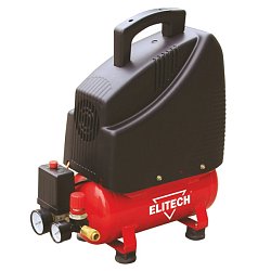 Компрессор коаксиальный безмасляный Elitech КПБ 190/6 179919