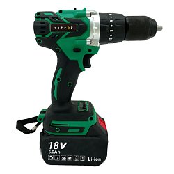 Аккумуляторная ударная дрель-шуруповерт Zitrek Green Impact 063-4046 18V (80 нм)