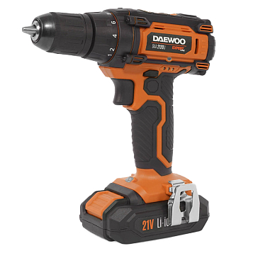 Изображение товара Аккумуляторная дрель-шуруповерт Daewoo DAA 2120Li профессиональная 2 аккумулятора