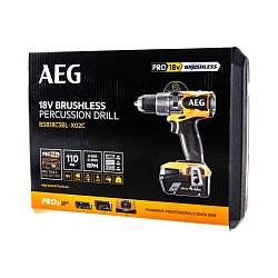 Аккумуляторная ударная дрель-шуруповерт AEG BSB18C3BL-X02C 4935478937, 18В