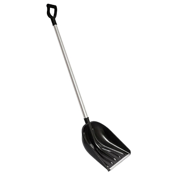 Изображение товара Пластмассовая лопата Авангард Мороз Люкс 410х410 с алюминиевым черенком