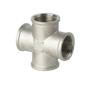 Изображение товара Крестовина Altstream 1 для металлических труб латунь 1 дюйм