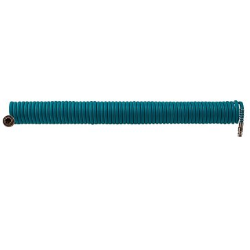 Изображение товара Полиуретановый спиральный шланг Stels 57007, профессиональный BASF, 10 м, с быстросъемными соединениями